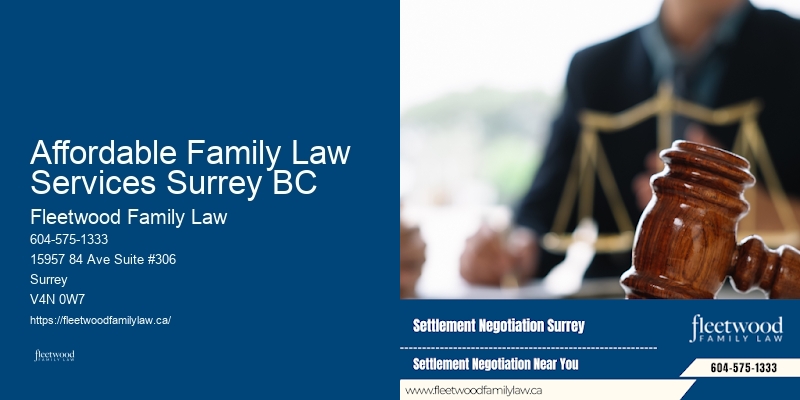 Affordable Family Law Services Surrey BC Family Law Firm Specializing in Divorce Settlements