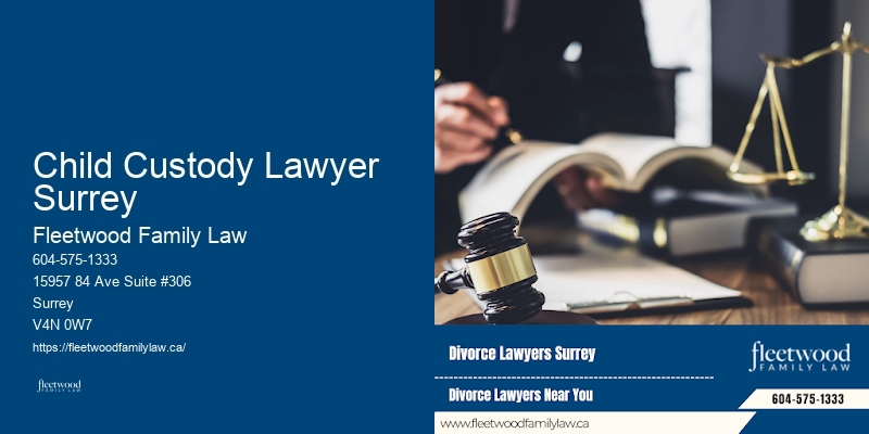 Family Legal Services Child Custody Lawyer Surrey, BC