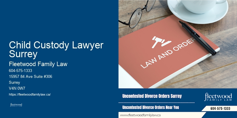 Spousal Maintenance Lawyer Child Custody Lawyer Surrey BC