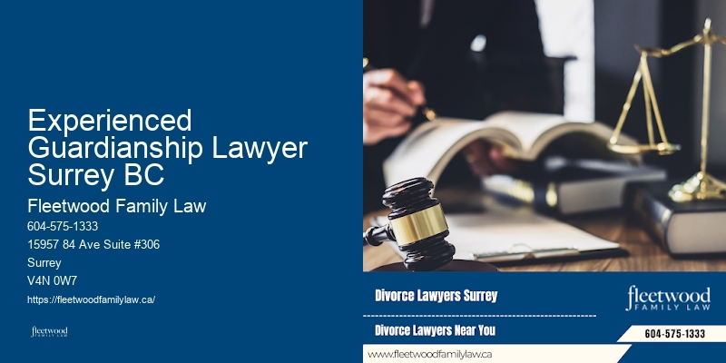 Experienced Guardianship Lawyer Surrey BC BC Family Law Legal Aid