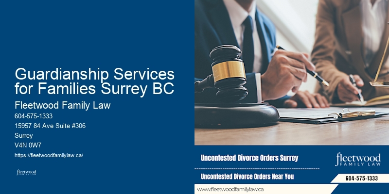 Affordable Guardianship Lawyer Guardianship Services for Families Surrey BC