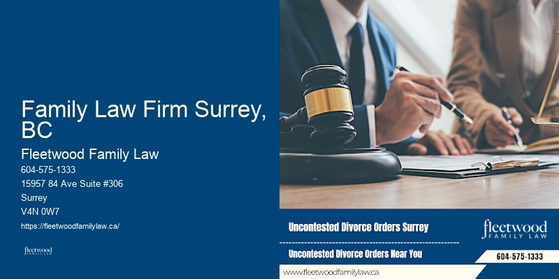 Family Law Firm Surrey, BC Separation Lawyer
