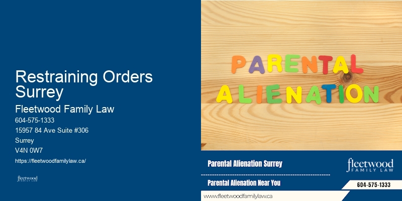 Affordable Family Lawyers Restraining Orders Surrey BC