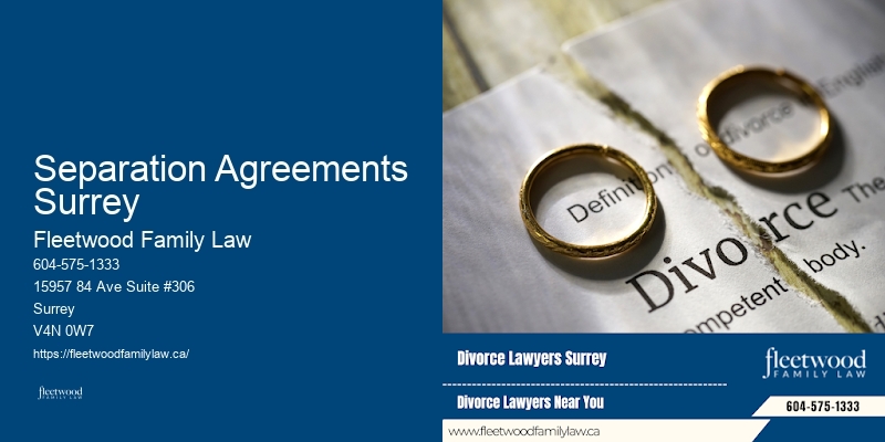 Family Law Appeals Separation Agreements Surrey