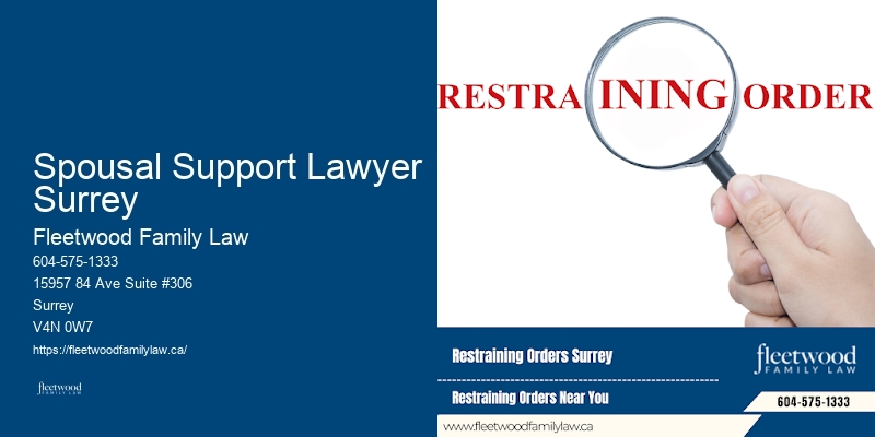 Legal Separation Services Spousal Support Lawyer Surrey BC