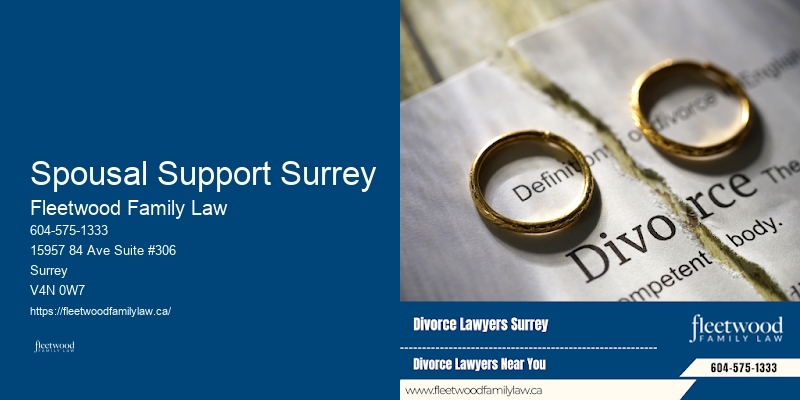 High-Conflict Divorce Spousal Support Surrey