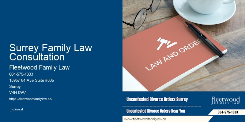 Surrey Family Law Consultation BC Property Settlement Lawyer