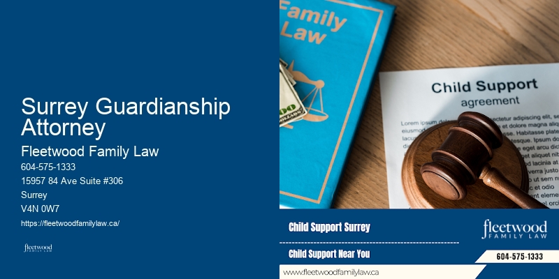 Surrey Guardianship Attorney Spousal Support and Maintenance