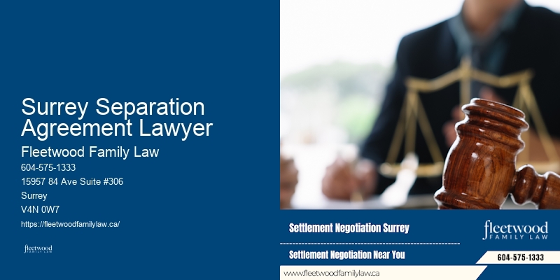 Best Divorce Attorney Surrey Separation Agreement Lawyer BC