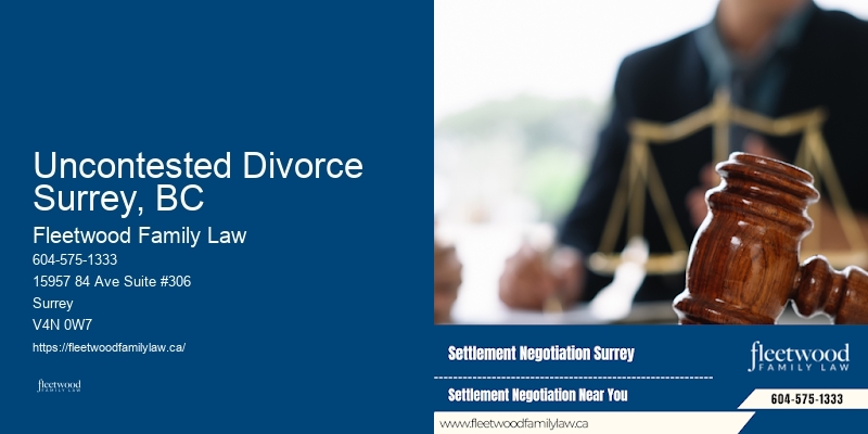 Family Law Advice Services Uncontested Divorce Surrey, BC BC