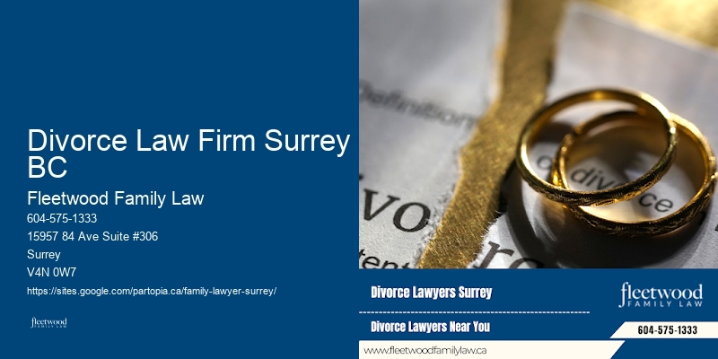 Divorce Law Firm Surrey BC Guardianship Legal Services