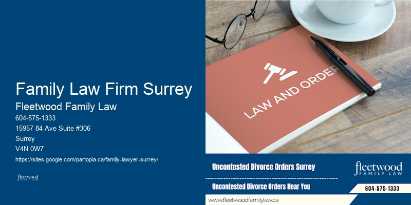 Family Law Firm Surrey Family Law Retainer Fees