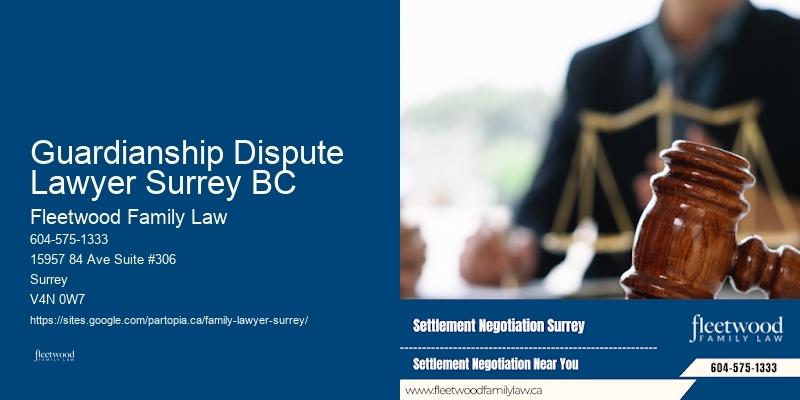 Guardianship Dispute Lawyer Surrey BC Domestic Violence Attorney