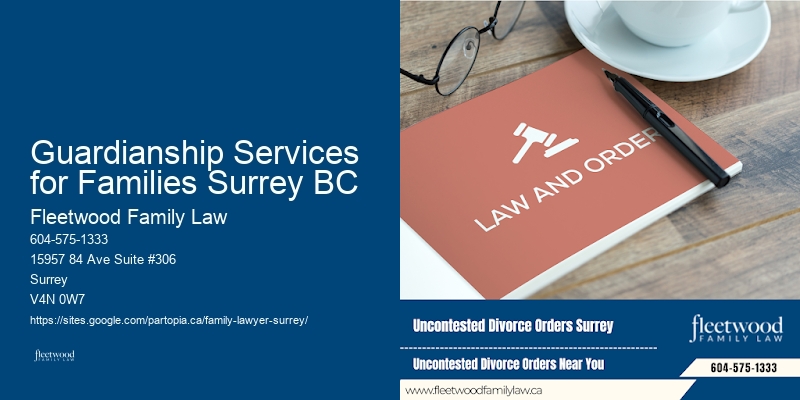 Property Division Lawyer Guardianship Services for Families Surrey BC BC