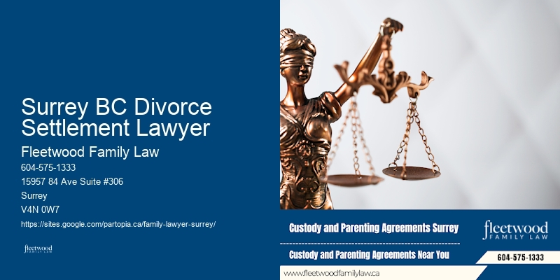 Surrey BC Divorce Settlement Lawyer Family Court Lawyer