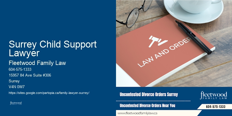 Family Mediation Services Surrey Child Support Lawyer