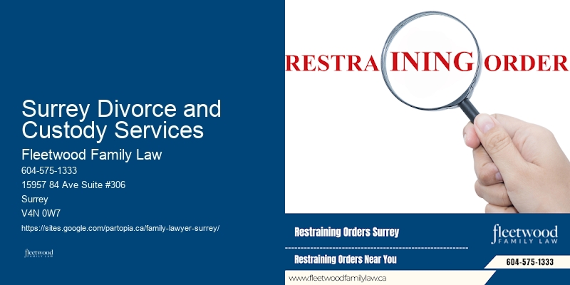 Surrey Divorce and Custody Services Family Law and Property Division