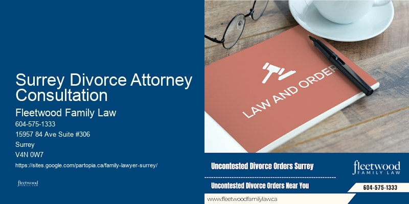 Family Court Lawyer Surrey Divorce Attorney Consultation BC