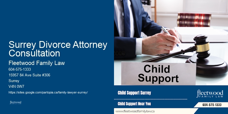 Surrey Divorce Attorney Consultation Child Support Attorney