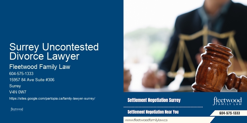 Child Custody Legal Advice Surrey Uncontested Divorce Lawyer