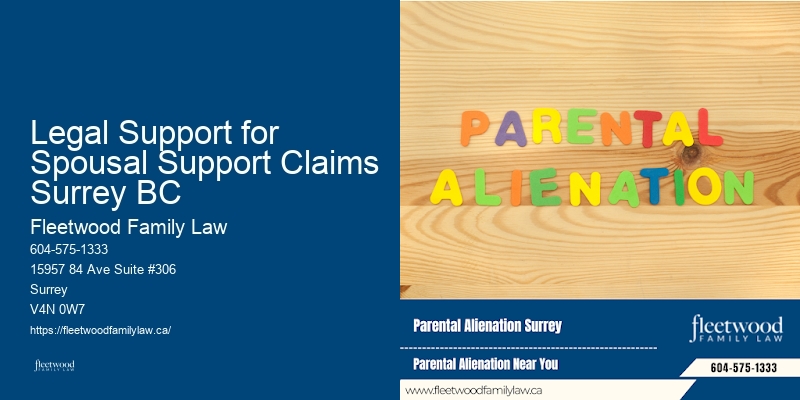 Legal Support for Spousal Support Claims Surrey BC BC Top Family Law Attorneys