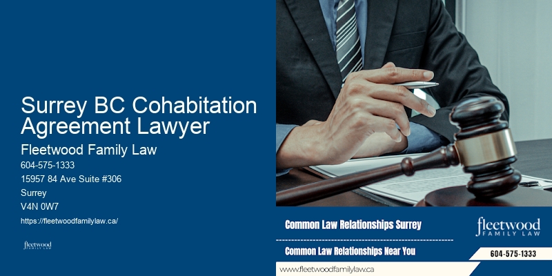 Affordable Family Law Services Surrey BC Cohabitation Agreement Lawyer BC