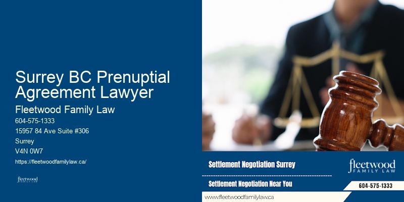 Consultation Services for Family Law Surrey BC Prenuptial Agreement Lawyer BC