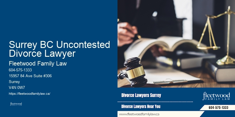 Affordable Divorce Lawyer Surrey BC Uncontested Divorce Lawyer BC