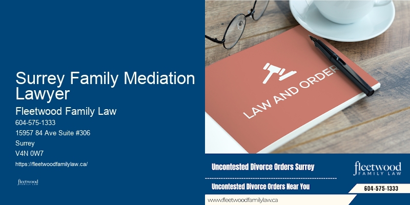 Top child custody lawyers Surrey Family Mediation Lawyer BC