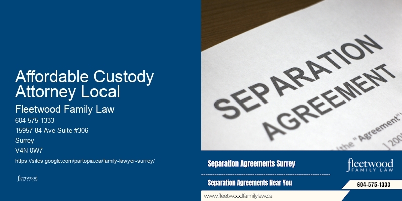 Affordable Custody Attorney Local