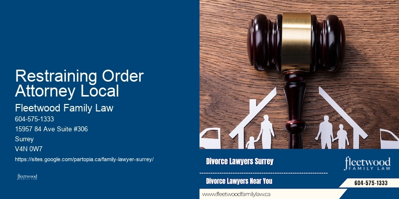 Restraining Order Attorney Local