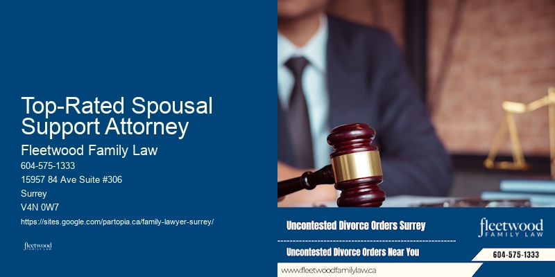 Top-Rated Spousal Support Attorney