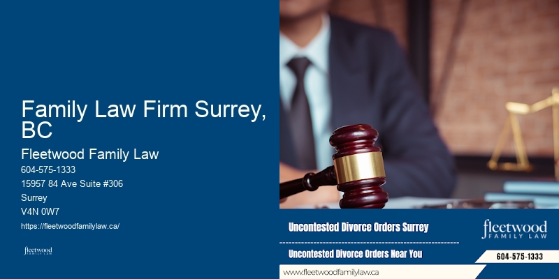 Family Law Firm Surrey, BC