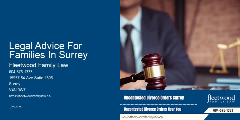 Legal Advice For Families In Surrey