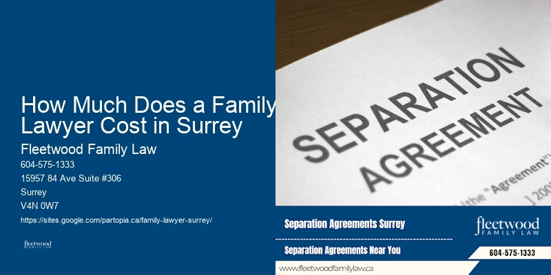 How Much Does a Family Lawyer Cost in Surrey