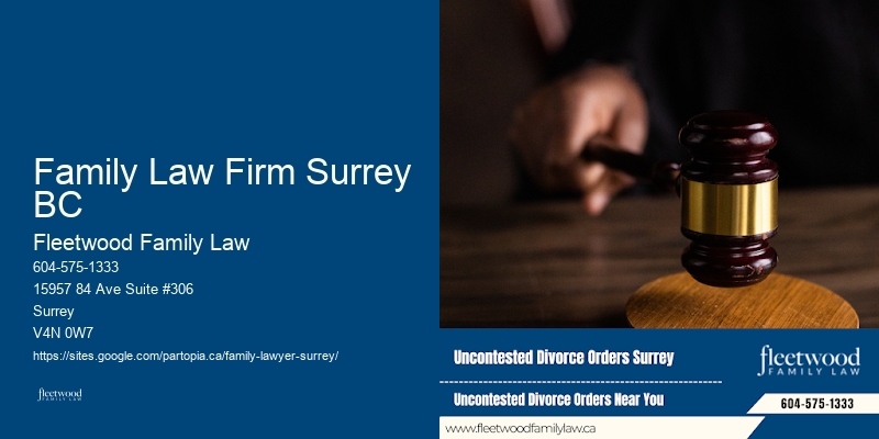 Family Law Firm Surrey BC