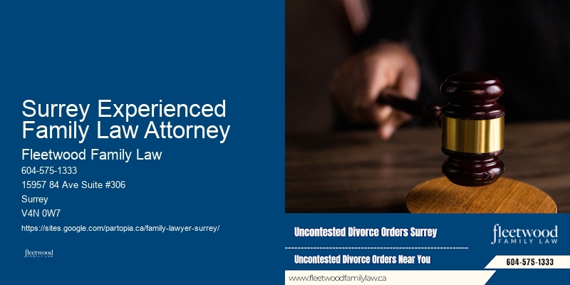 Surrey Experienced Family Law Attorney