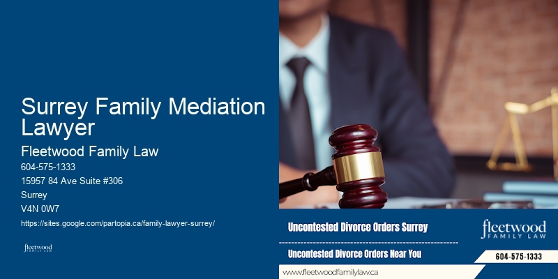 Surrey Family Mediation Lawyer