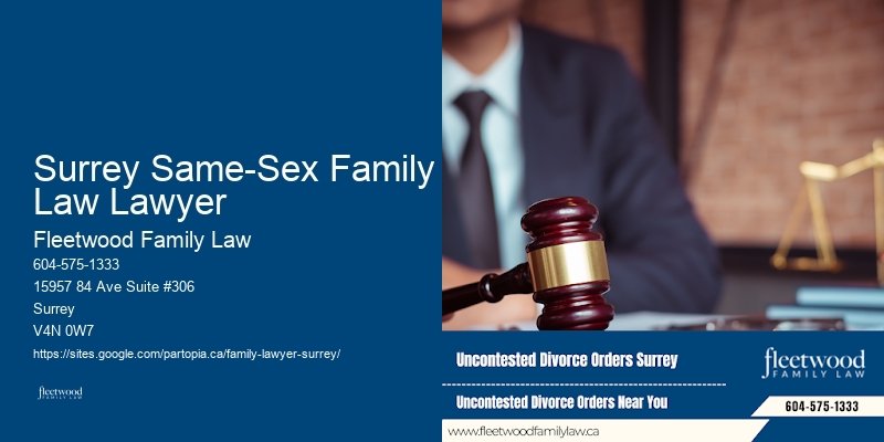 Surrey Same-Sex Family Law Lawyer