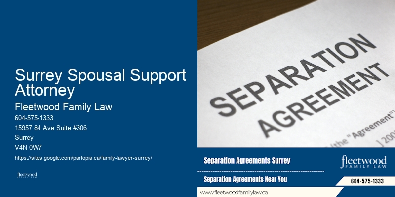 Surrey Spousal Support Attorney
