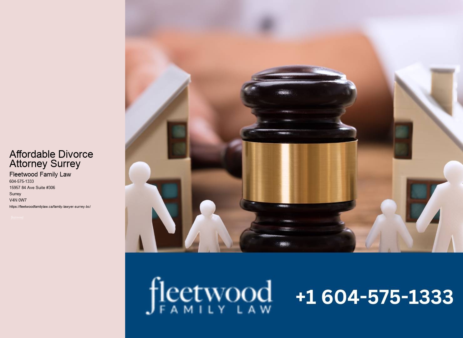 Experienced Family Law Office Affordable Divorce Attorney Surrey