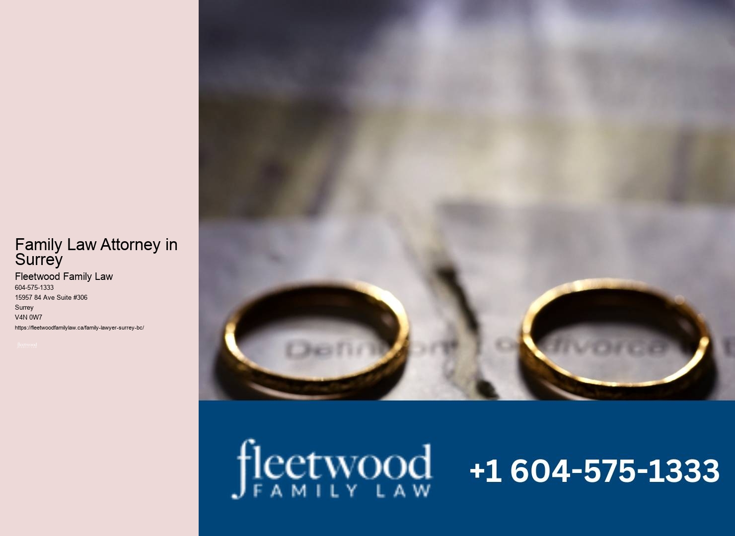 Family Law Attorney in Surrey Family Law Advice Specialist