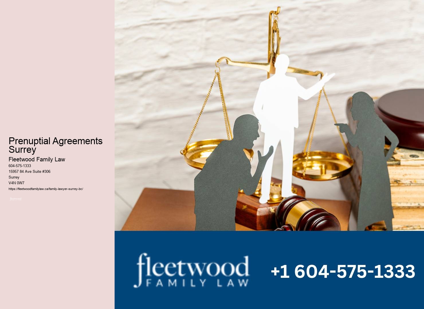 Prenuptial Agreements Surrey Spousal Support Consultation