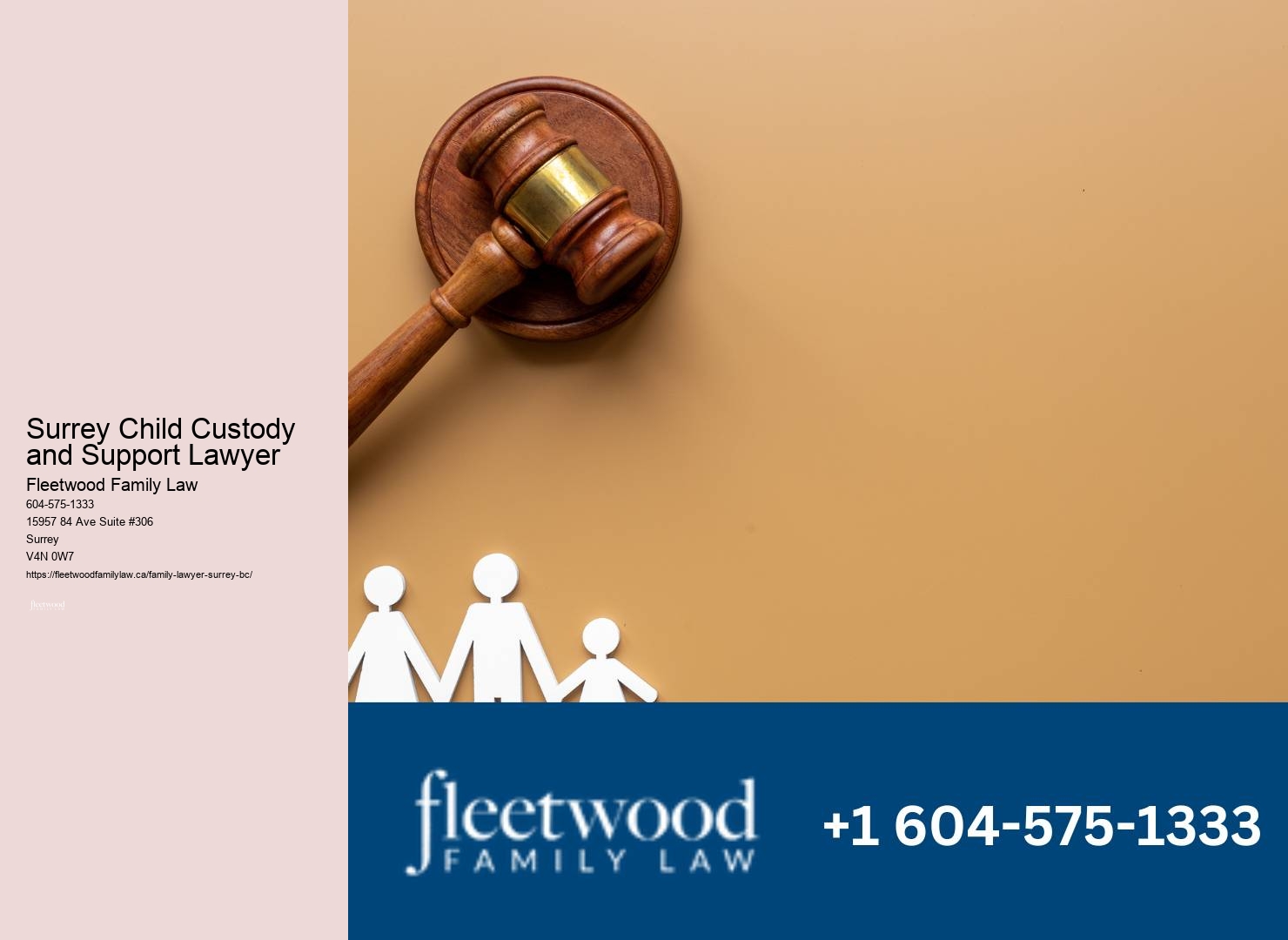 Surrey Child Custody and Support Lawyer Divorce Settlement Lawyers