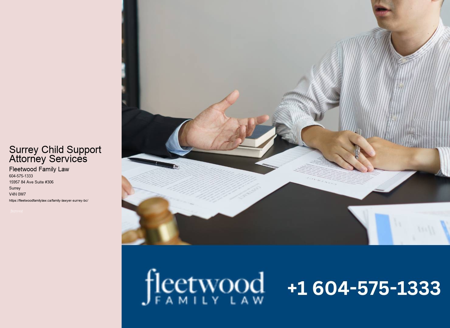 Surrey Child Support Attorney Services Domestic Violence Attorneys