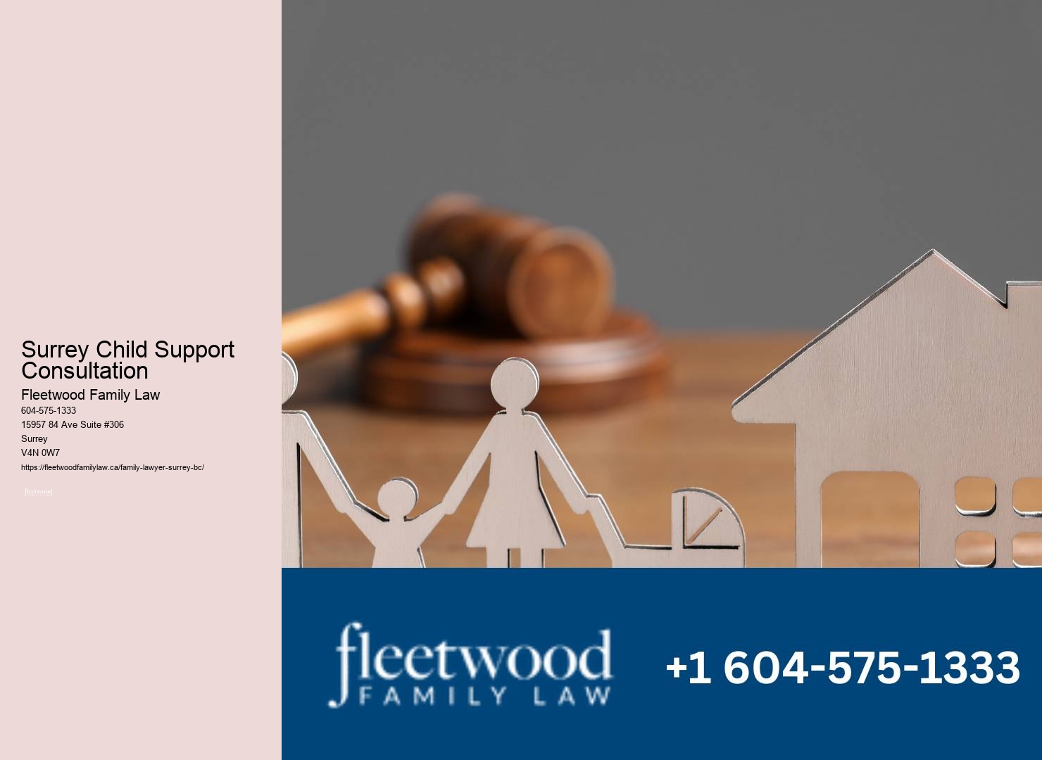 Surrey Child Support Consultation Military Divorce Lawyer