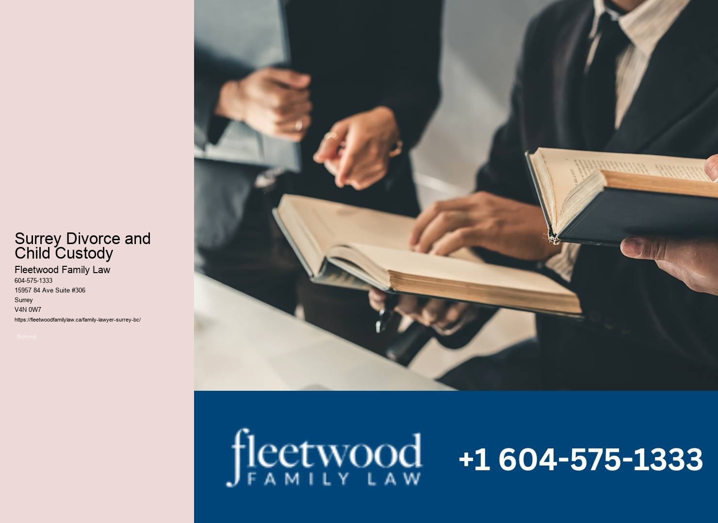 Surrey Divorce and Child Custody Child Visitation Lawyers