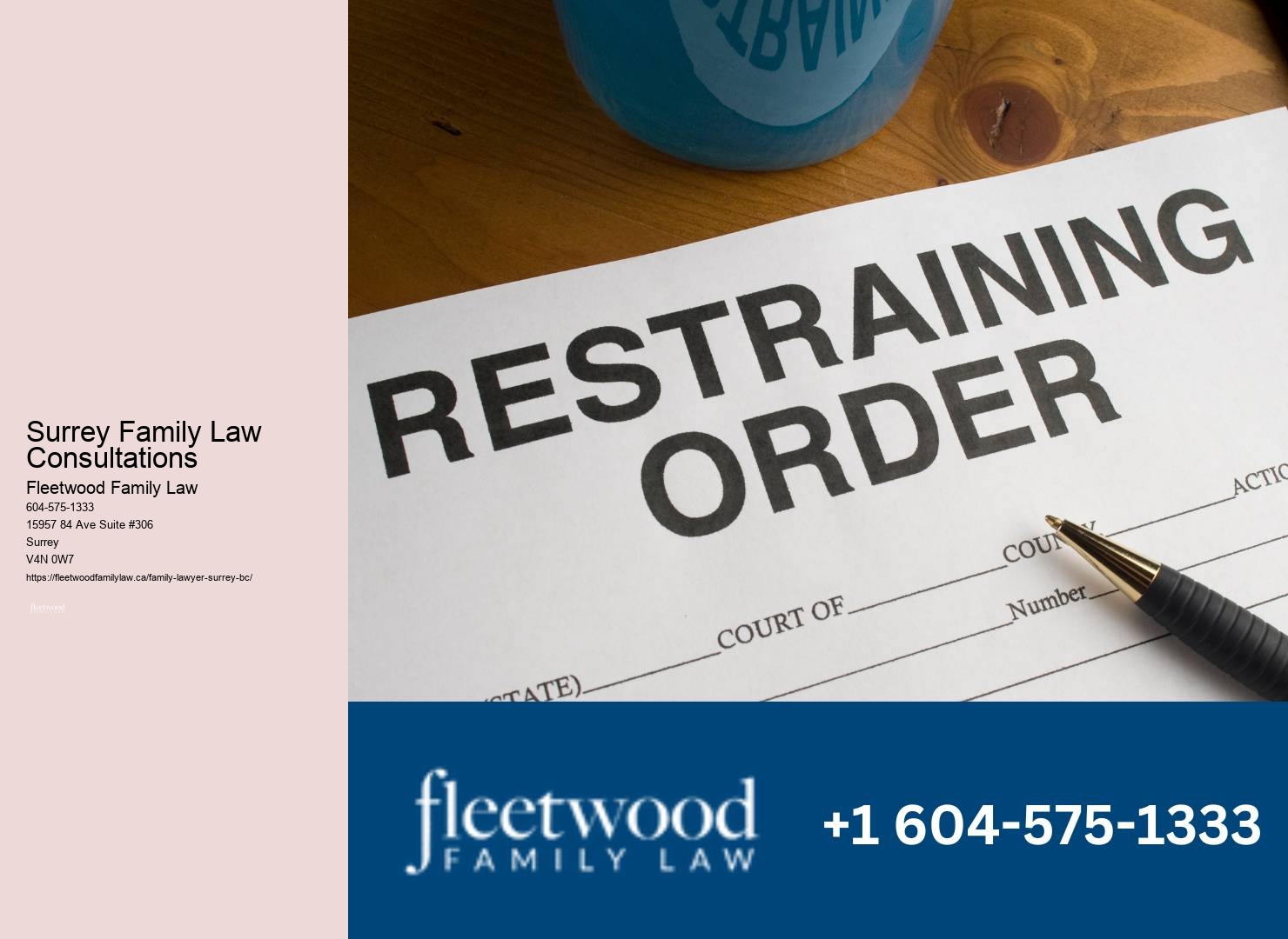 Surrey Family Law Consultations Legal Separation Lawyer