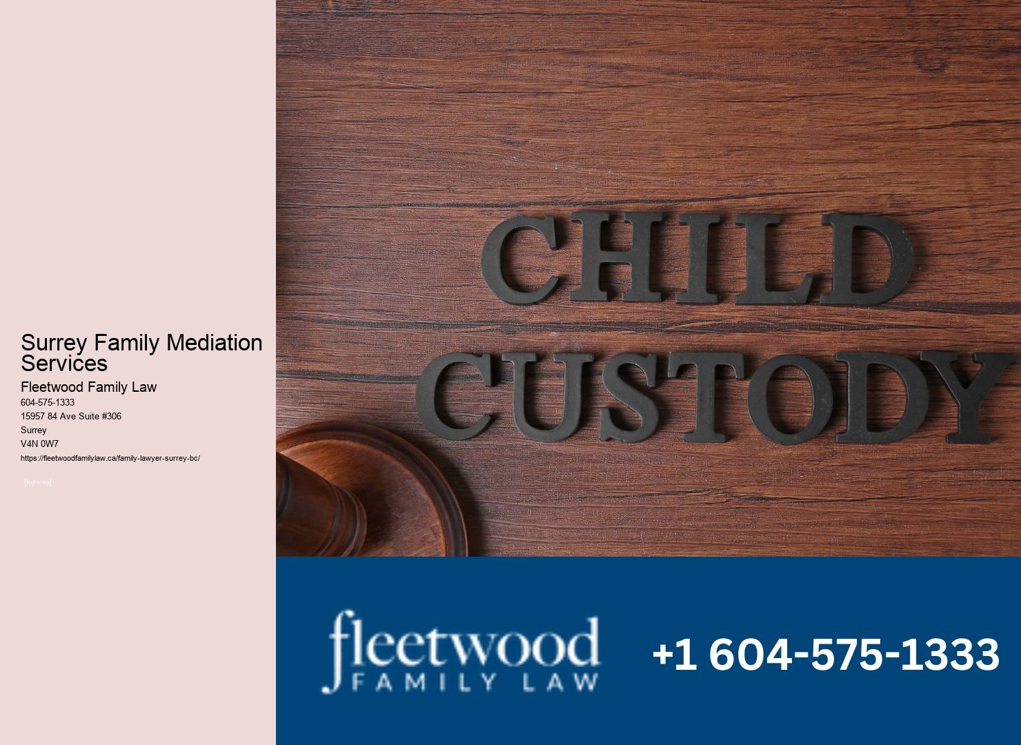 Top Family Law Specialists Surrey Family Mediation Services