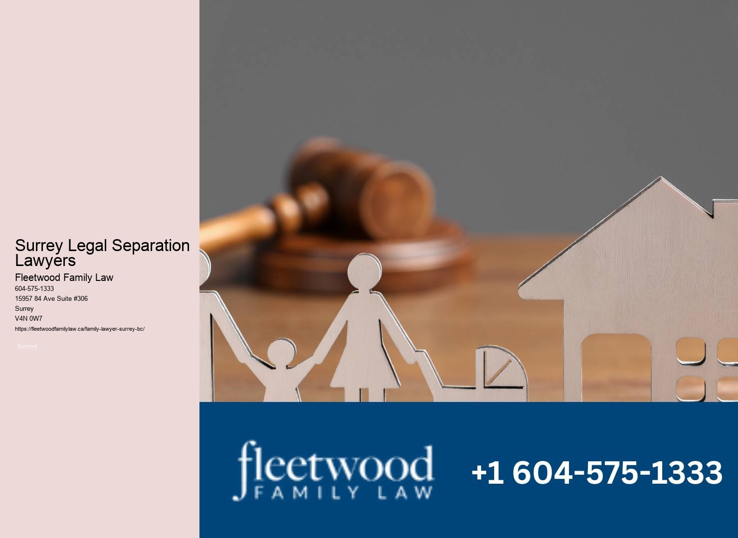 Affordable Family Law Surrey Legal Separation Lawyers